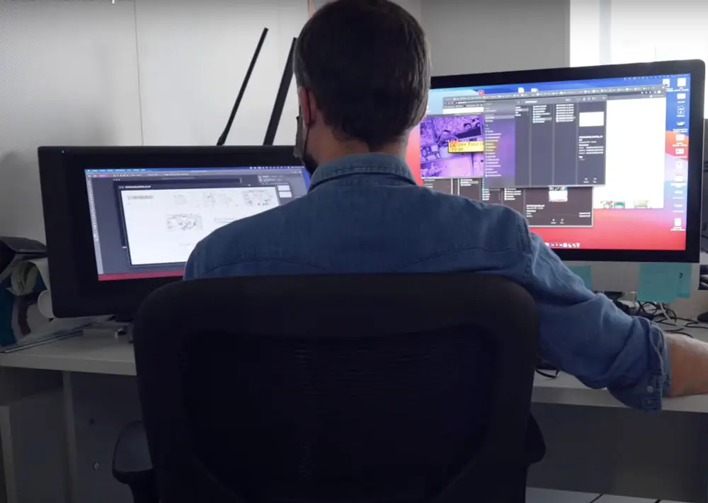 Motion designer Vincent Blackmeal