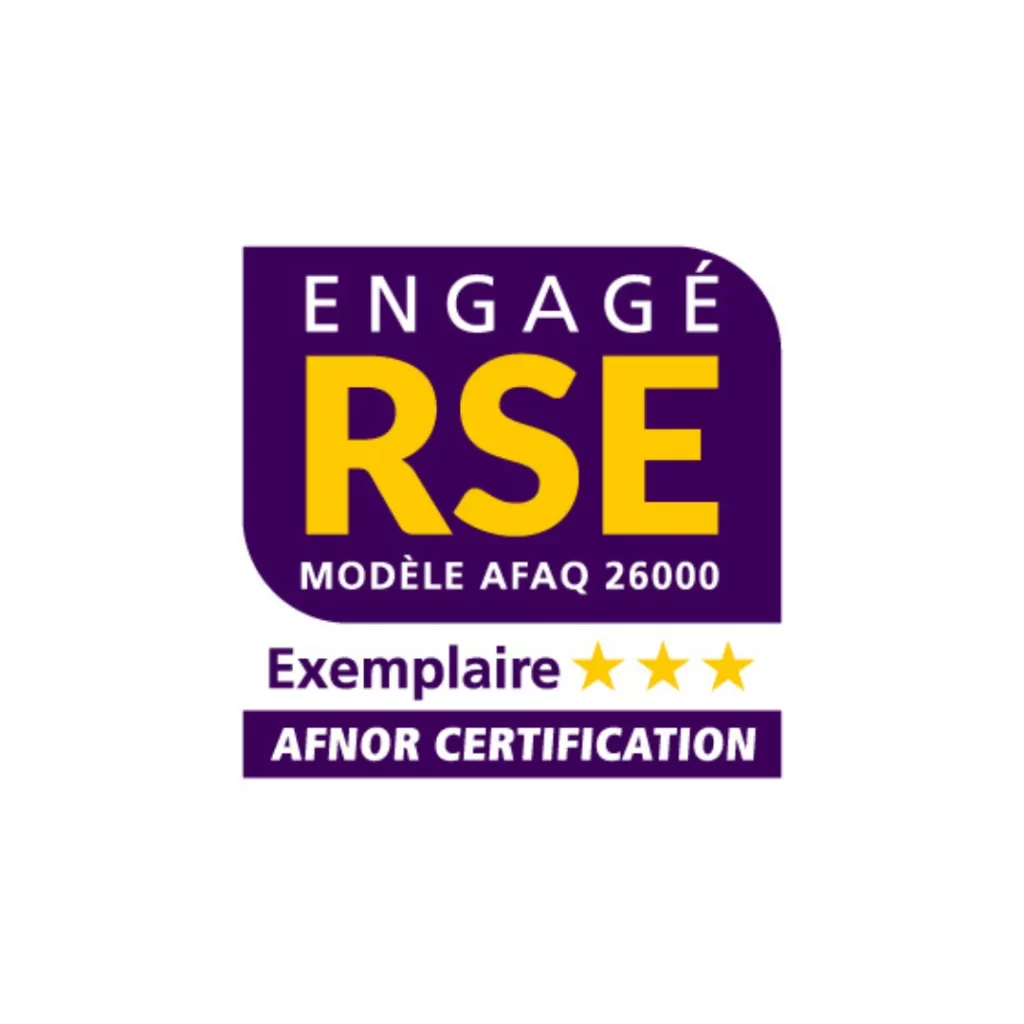 certification label engagé RSE AFNOR - exemplaire