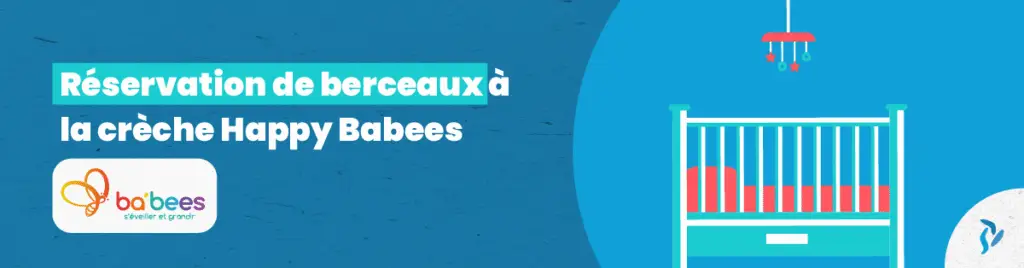 Bannière réservation de berceaux en crèche interentreprise