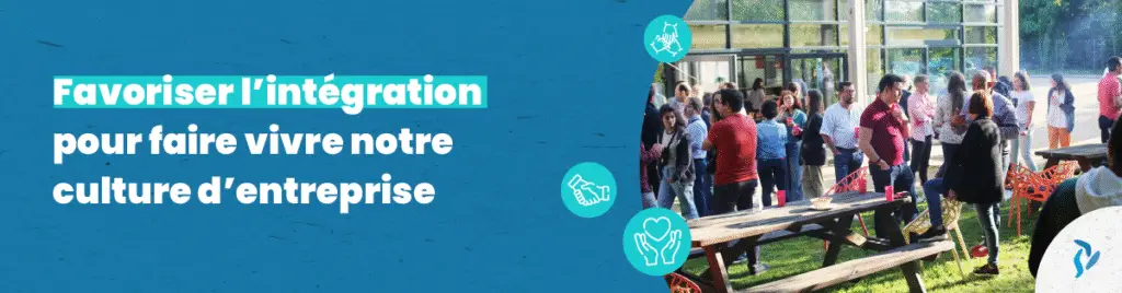 bannière intégration et culture d'entreprise