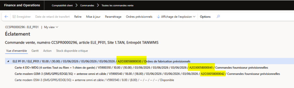 Commandes De Ventes Ref